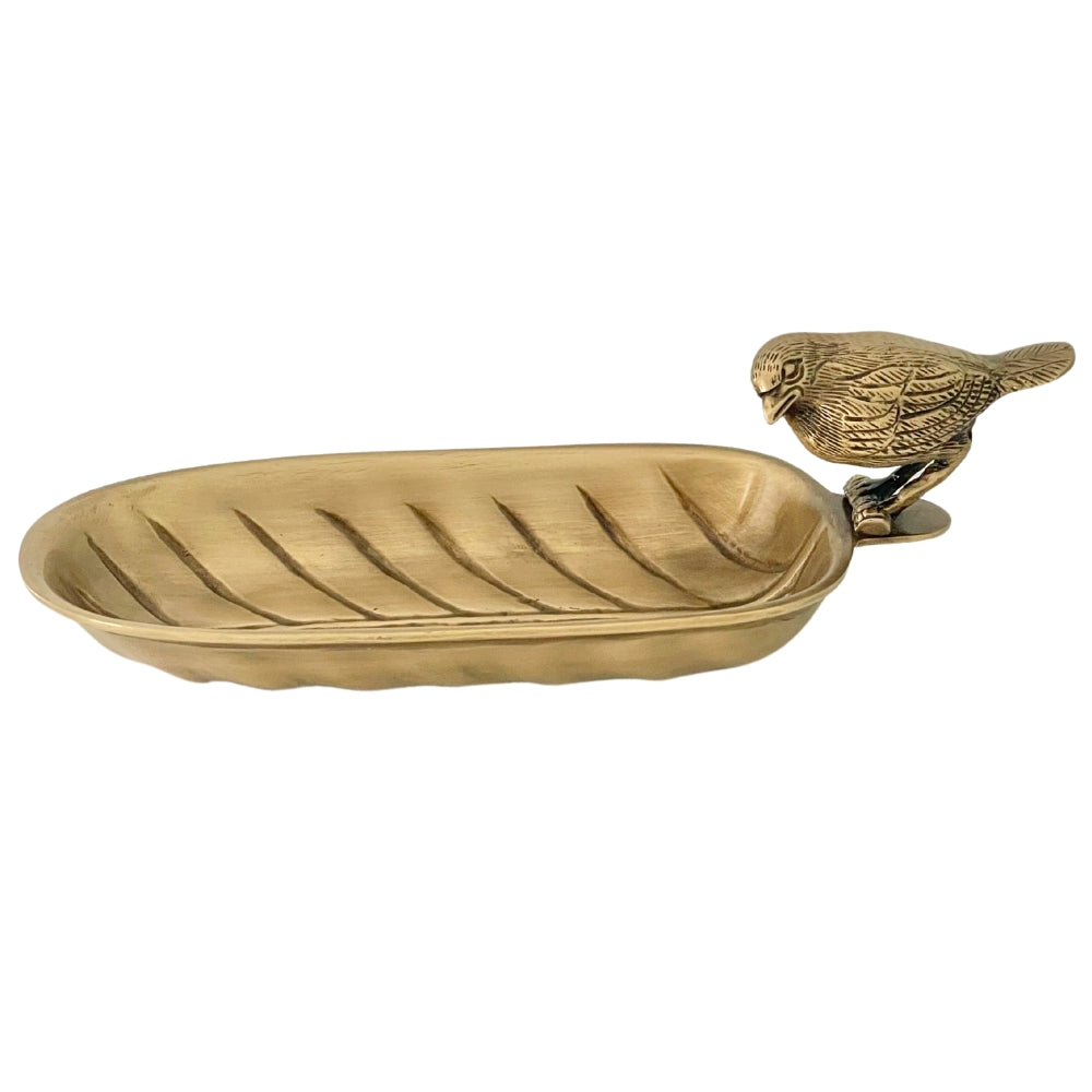 SELVA HOJA BRASS DISH